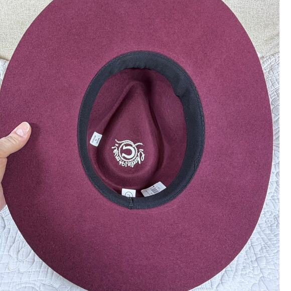 Charlie 1 Horse Women\'s Maroon Large NWT Highway Wool Felt Western Cowboy Hat main image 10